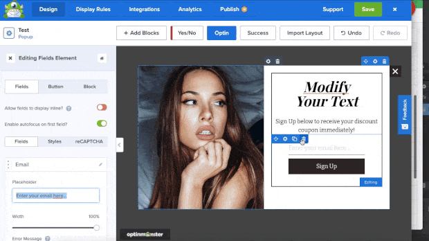 free_edit - OptinMonster email newsletter