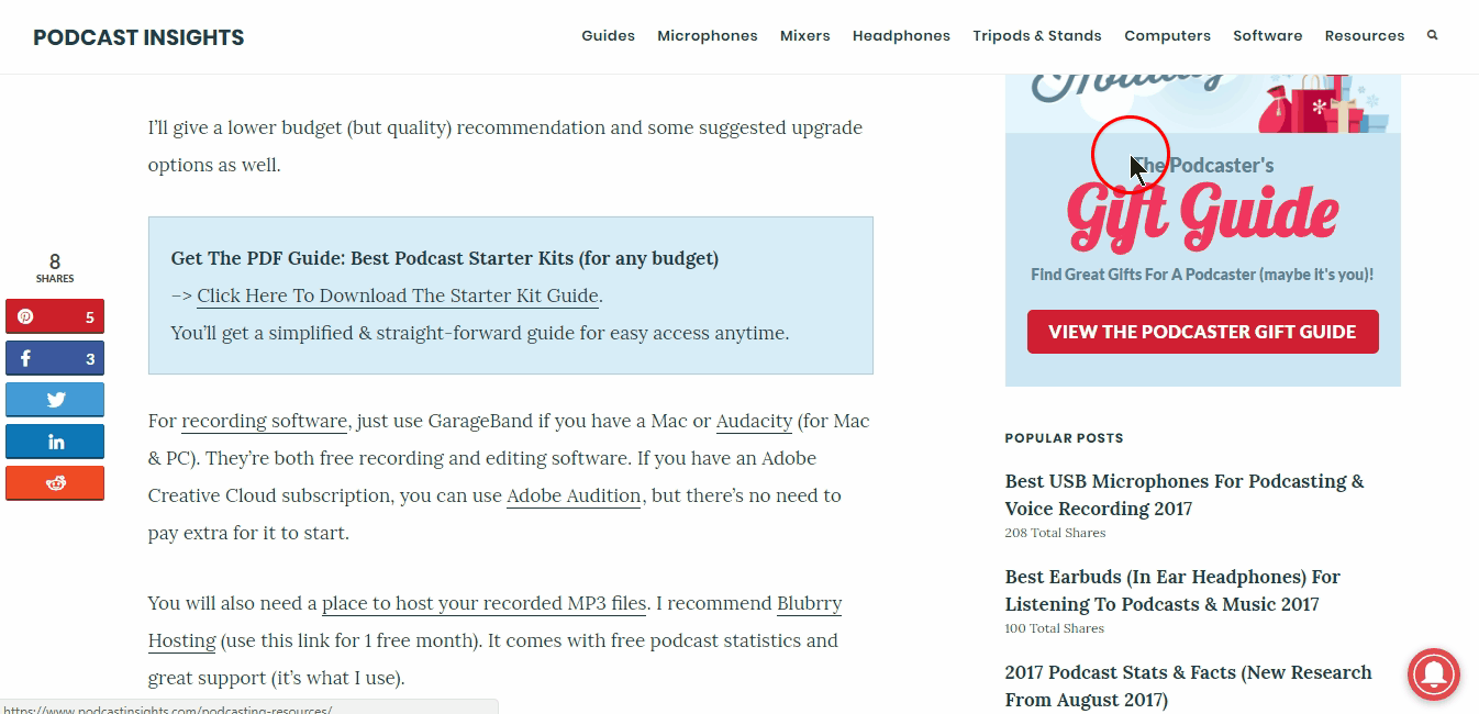 Podcast Insights uses a MonsterLink to deliver a lead magnet - OptinMonster Podcast Insights uses a MonsterLink to deliver a lead magnet