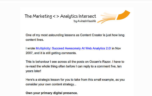 avinash email newsletter design - OptinMonster avinash email newsletter design