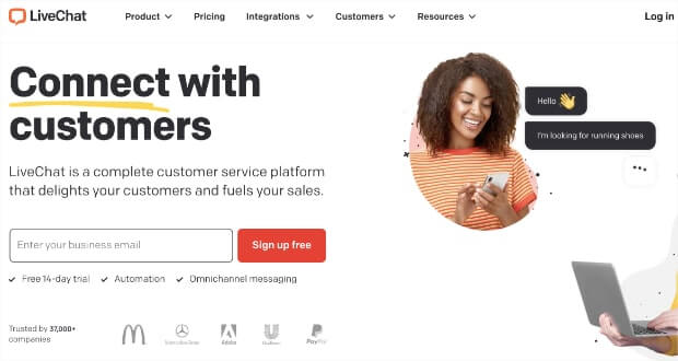 best woocommerce plugins_livechat - OptinMonster woocommerce live chat tool