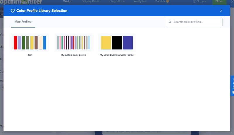 Select color profile to use with your campaign. - OptinMonster Select color profile to use with your campaign.