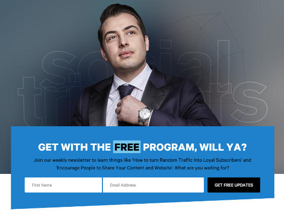 Derek Halpern's Optin at Social Triggers Derek Halpern's Optin at Social Triggers