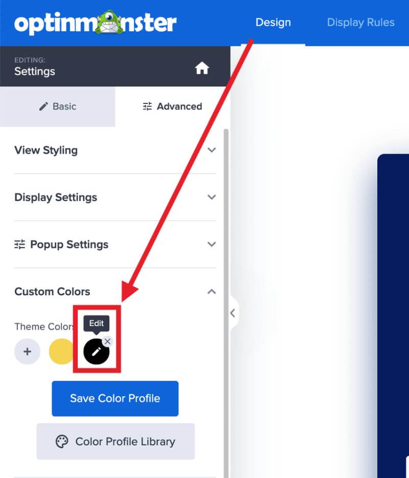 Edit color swatch. - OptinMonster Edit color swatch.