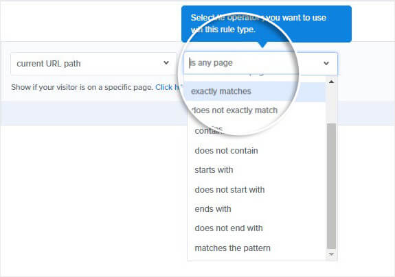 Exit Intent Exact Match URL - OptinMonster Exit Intent Exact Match URL