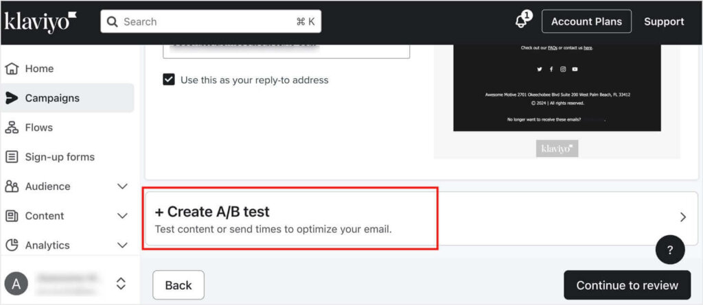 klaviyo-ab-testing-3 - OptinMonster
