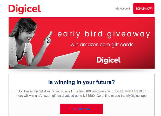 newsletter design ideas - digicel - OptinMonster newsletter design ideas - digicel
