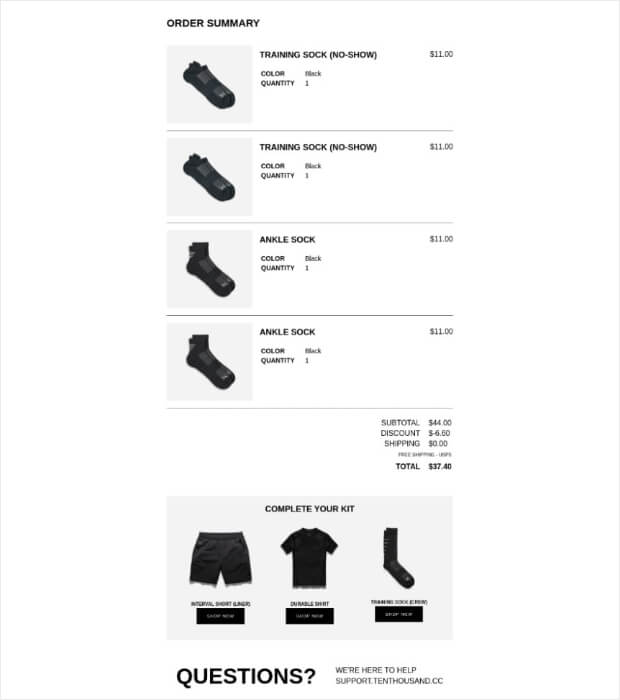 post-purchase-follow-up-email-example - OptinMonster post-purchase follow up email example