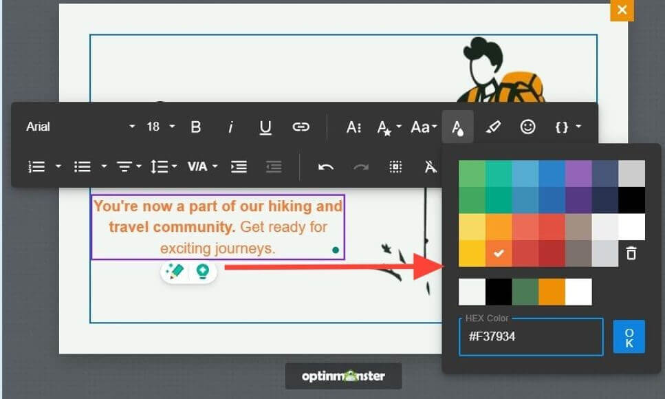 text-color-picker - OptinMonster