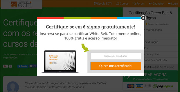 website testing best practices - escola edti example - OptinMonster website testing best practices - escola edti example