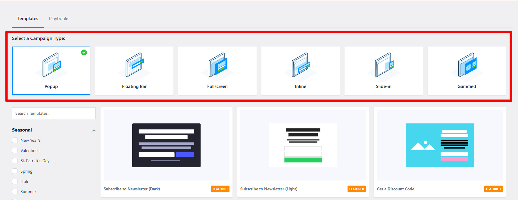 6campaignTypes - OptinMonster 6 campaign types