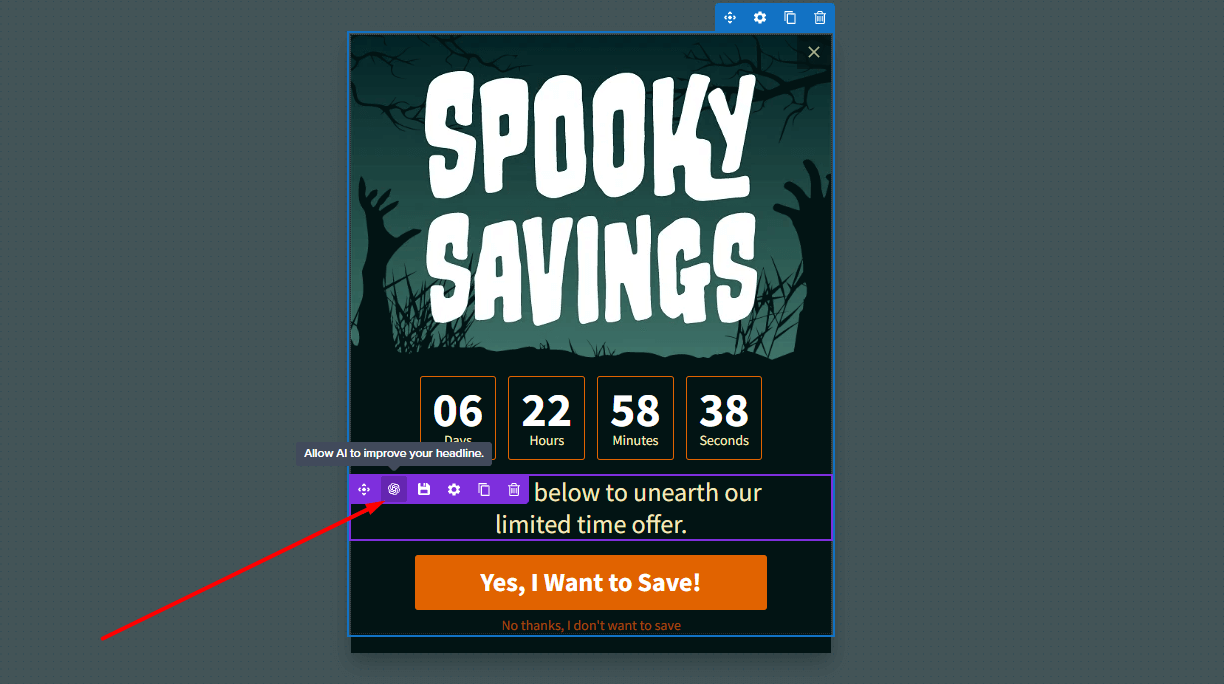 AI-button - OptinMonster OptinMonster AI Integration