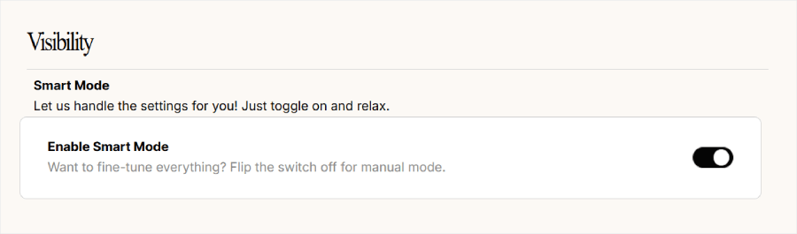 Enabling Smart Mode in Bdow - OptinMonster Enabling Smart Mode in Bdow