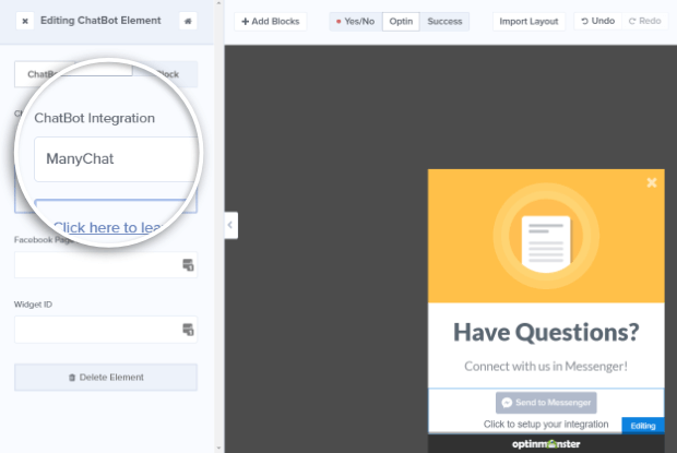cb-choose-manychat-integration - OptinMonster choose manychat integration