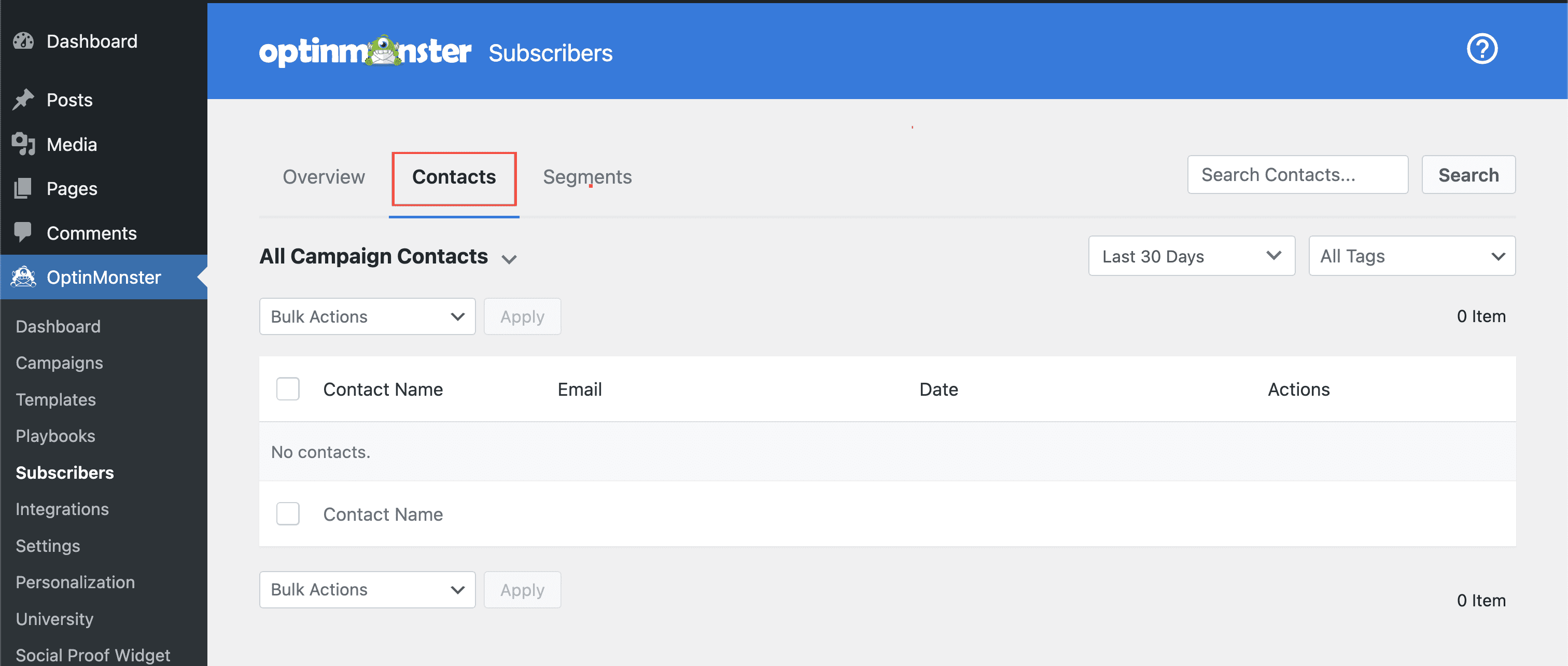 contactsWP - OptinMonster