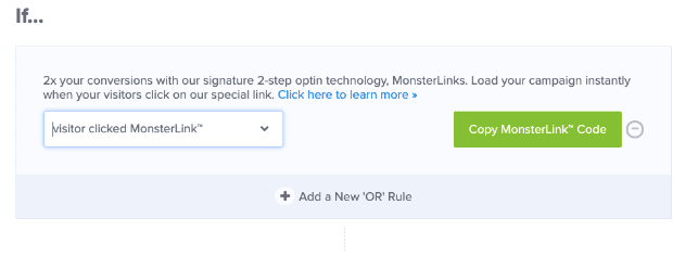 Copy Monster Link-min - OptinMonster Copy Monster Link for 2-step optin