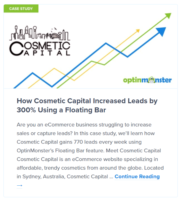 cosmetic_capital_case_study - OptinMonster case studies