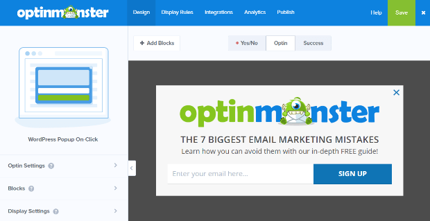 default_modern_campaign - OptinMonster default modern campaign