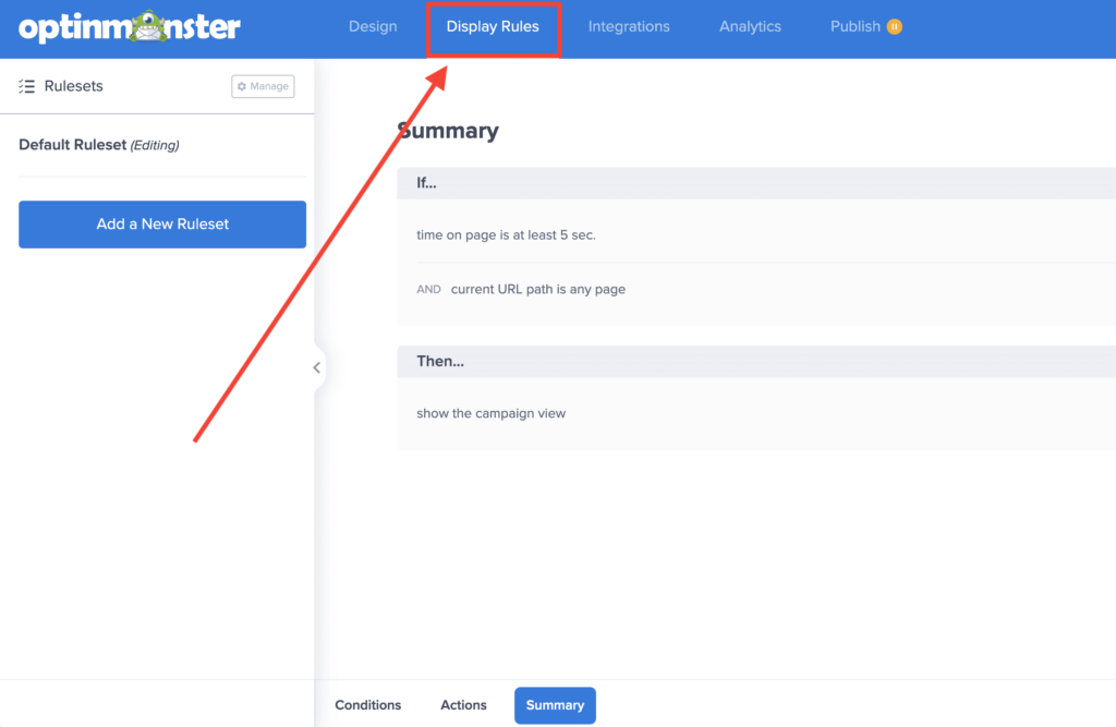 Display Rules - OptinMonster