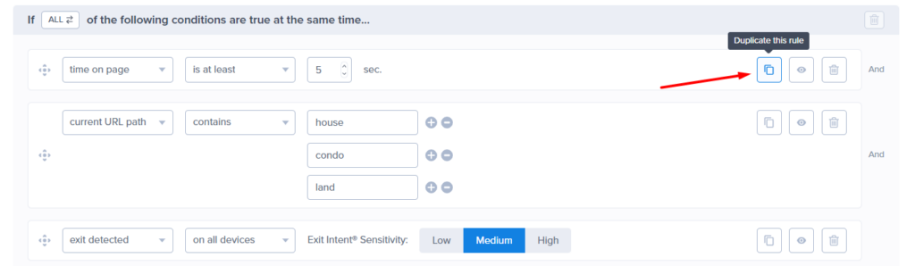 duplicate-rule-display-rules - OptinMonster