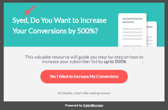 dynamic text replacement optinmonster - OptinMonster dynamic text replacement optinmonster