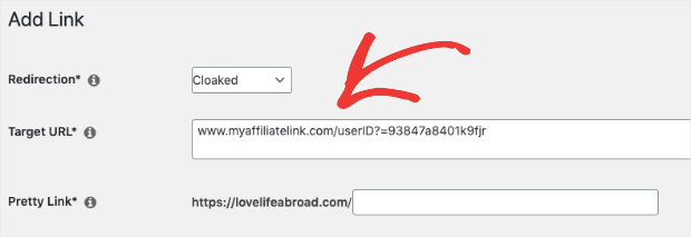 enter target url-min - OptinMonster enter target url