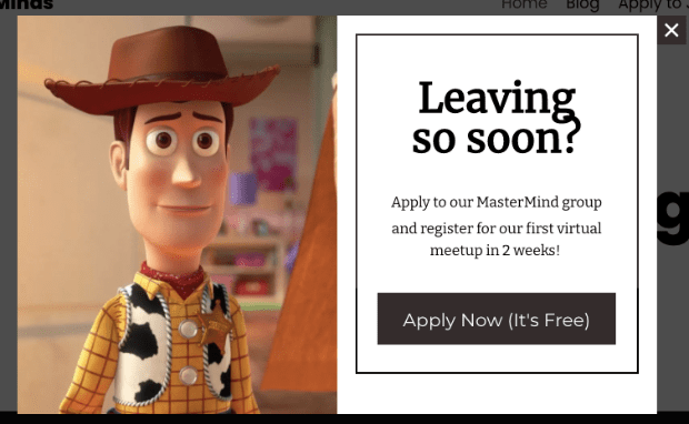 exit intent popup demo to use with quora-min - OptinMonster exit intent popup demo to use with quora