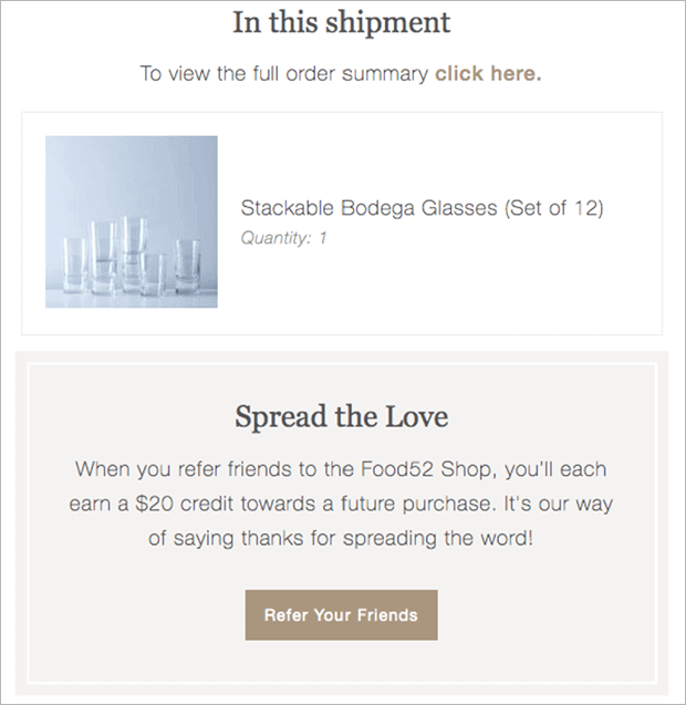 food52-order-confirmation - OptinMonster