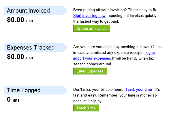 Freshbooks remembers their core customers sometimes need reminders to take care of business. Freshbooks remembers their core customers sometimes need reminders to take care of business.