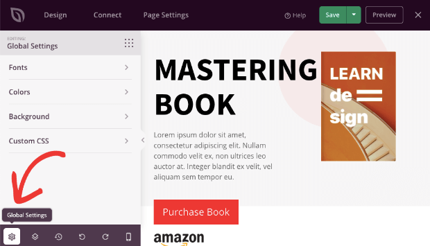 Global settings in SeedProd - OptinMonster Global settings in SeedProd