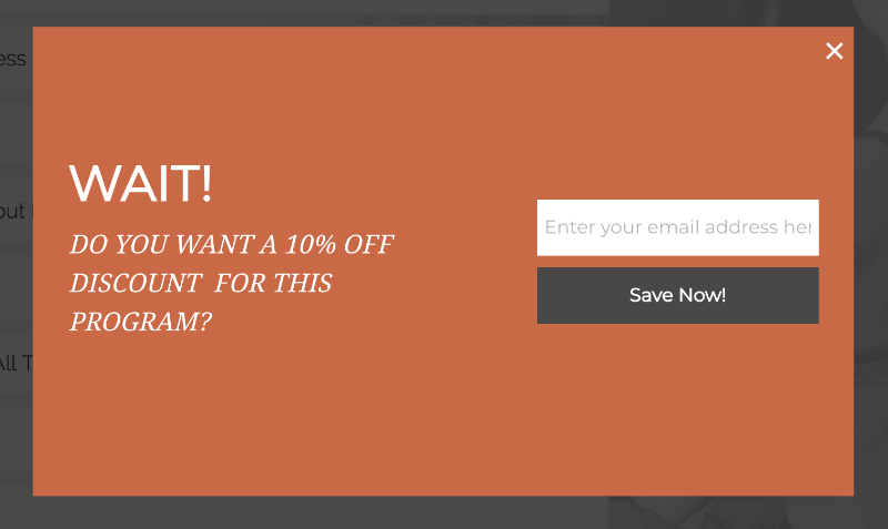 Kinobody uses exit-intent optins to capture abandoning visitors on sales pages. - OptinMonster Kinobody uses exit-intent optins to capture abandoning visitors on sales pages.