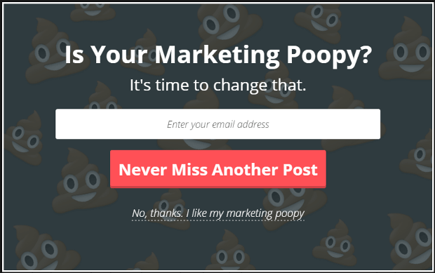 klientboost_casualoptin - OptinMonster Is your marketing poopy?