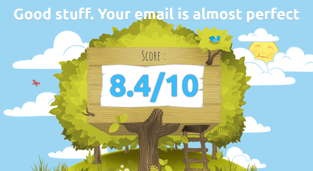 mail-tester-score - OptinMonster mail-tester gives an easy-to-understand score