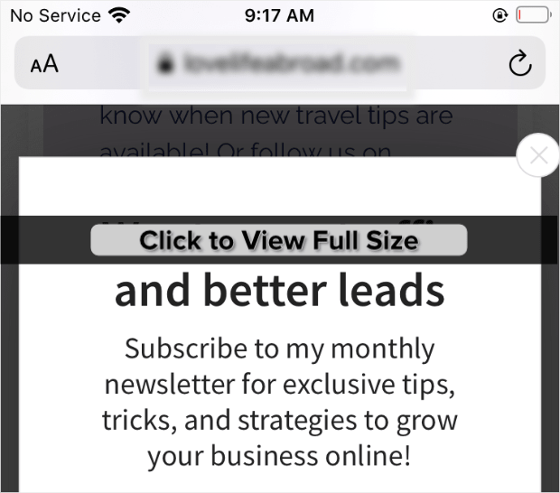 Mobile Optin Demo on Phone-min - OptinMonster Mobile Optin Demo on Phone-min
