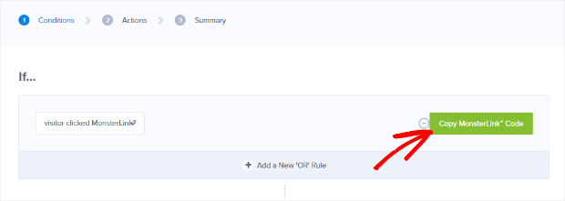 monsterlink_rule - OptinMonster add monsterlink rule to launch a wordpress popup on click