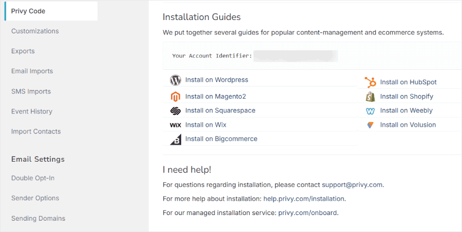 Privy's installation guides - OptinMonster Privy's installation guides