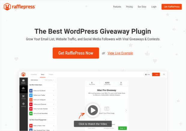 rafflepress-best-wordpress-giveaway-plugin - OptinMonster rafflepress is the best wordpress giveaway plugin