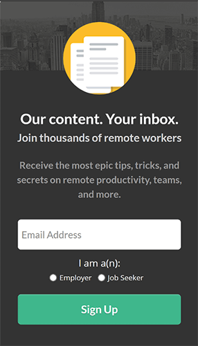 remote jobs sb widget - OptinMonster remote job sidebar widget example