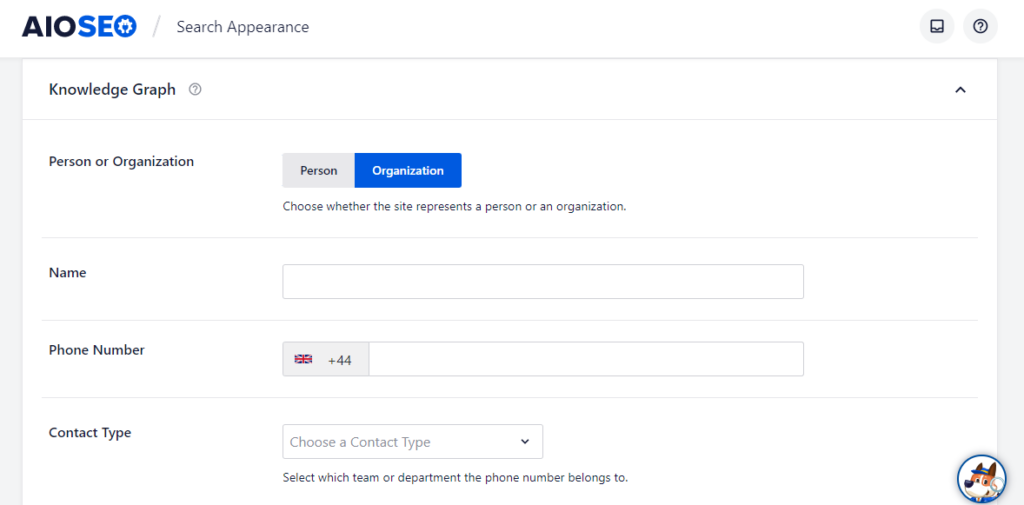 search appearance - OptinMonster all in one SEO search appearance