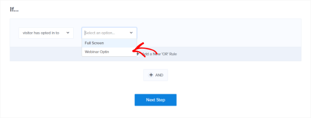 select_campaign_to_target - OptinMonster select campaign to target