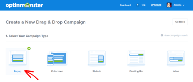select_campaign_type-2 - OptinMonster select optinmonster campaign type