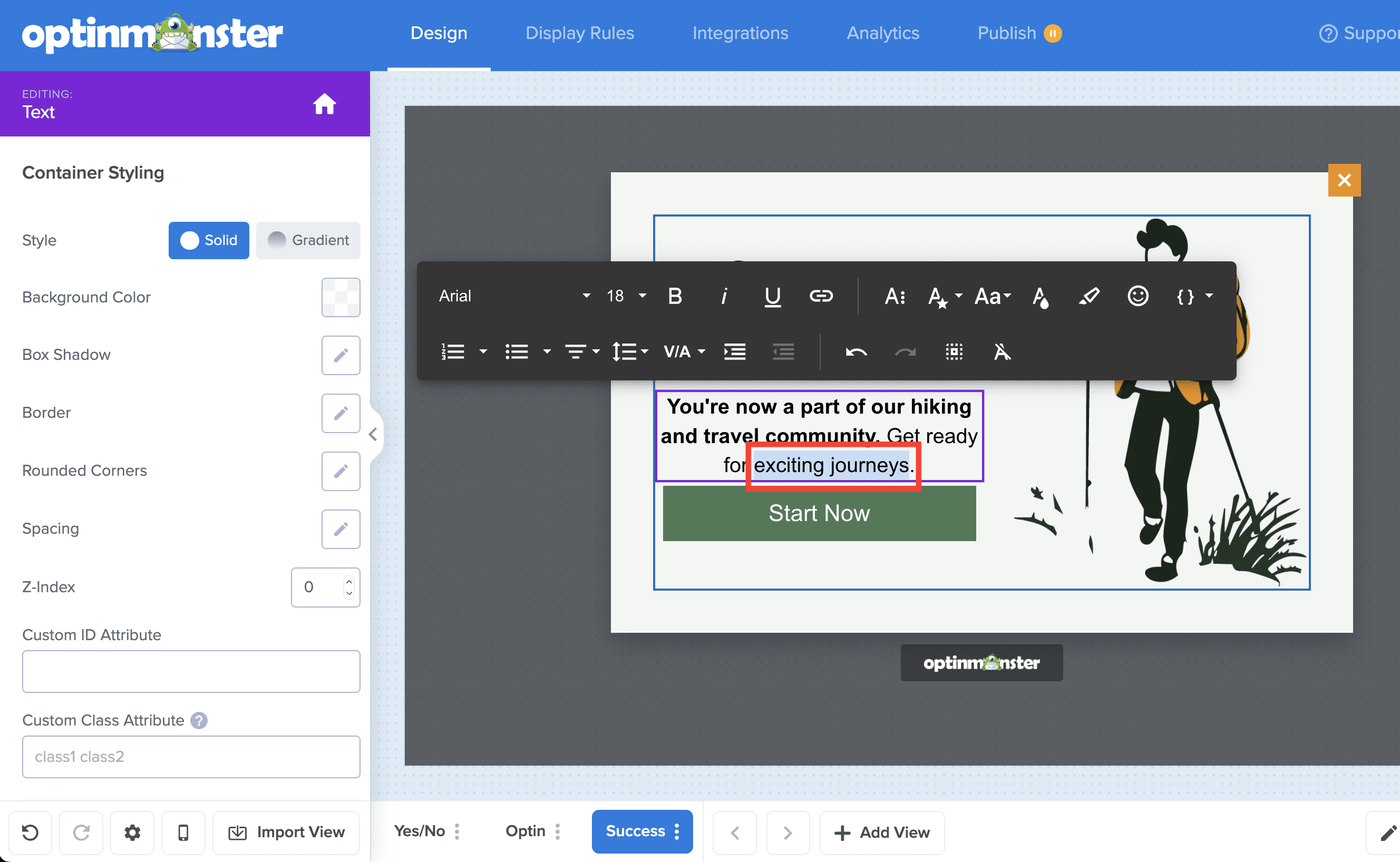 Select Link - OptinMonster