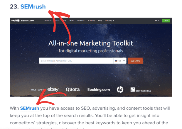 SEMrush affiliate example-min - OptinMonster SEMrush affiliate example min