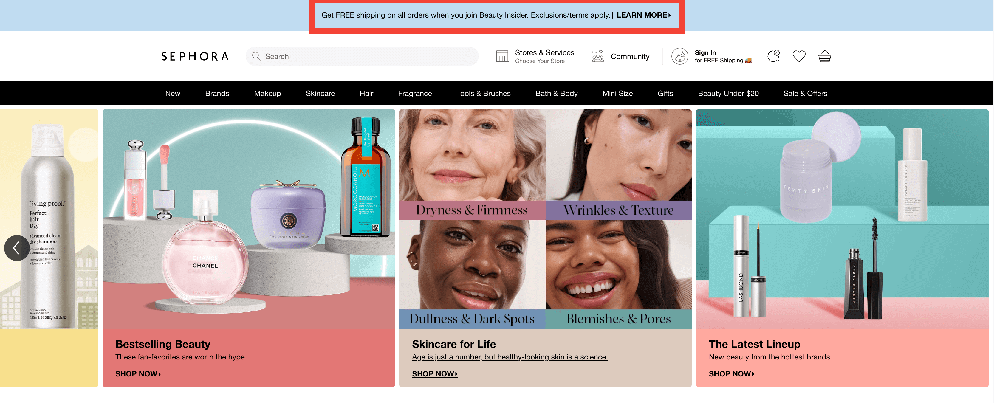 Sephora Loyalty Program Sales Promotion Example - OptinMonster Sephora Loyalty Program Sales Promotion Example