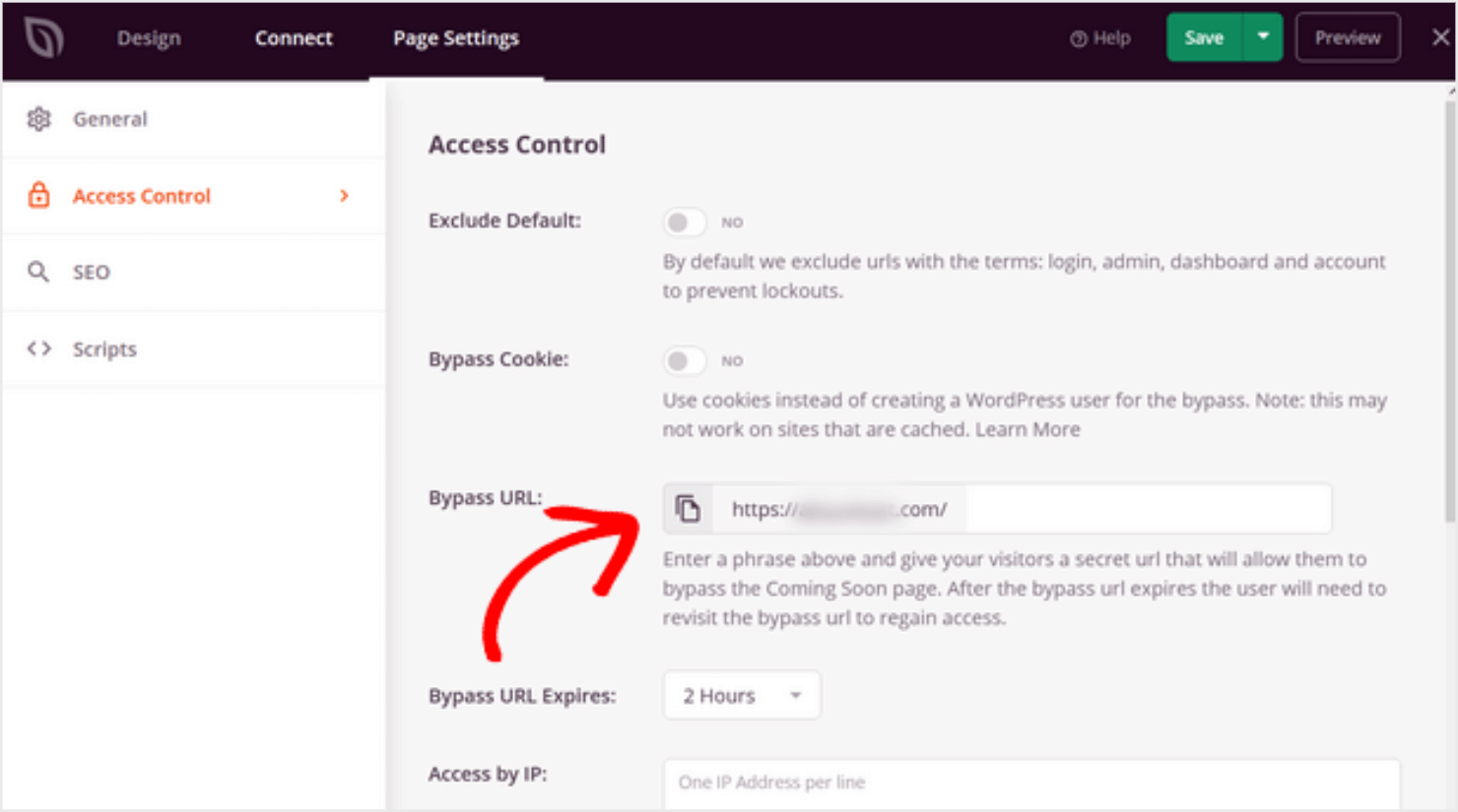 soon_access control-min - OptinMonster coming soon pages