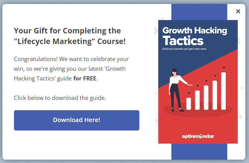 surprise gift optinmonster campaign - OptinMonster