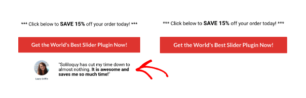 Testimonial AB test-min - OptinMonster Testimonial AB test