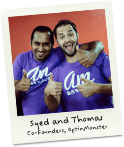 Syed Balkhi and Thomas Griffin, Co-Founders of OptinMonster - OptinMonster
