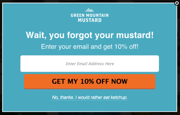 Wait you forgot your mustard - OptinMonster Wait you forgot your mustard