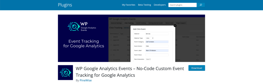 WP Google Analytics Events - google analytics plugins for WordPress - OptinMonster WP Google Analytics Events - google analytics plugins for WordPress