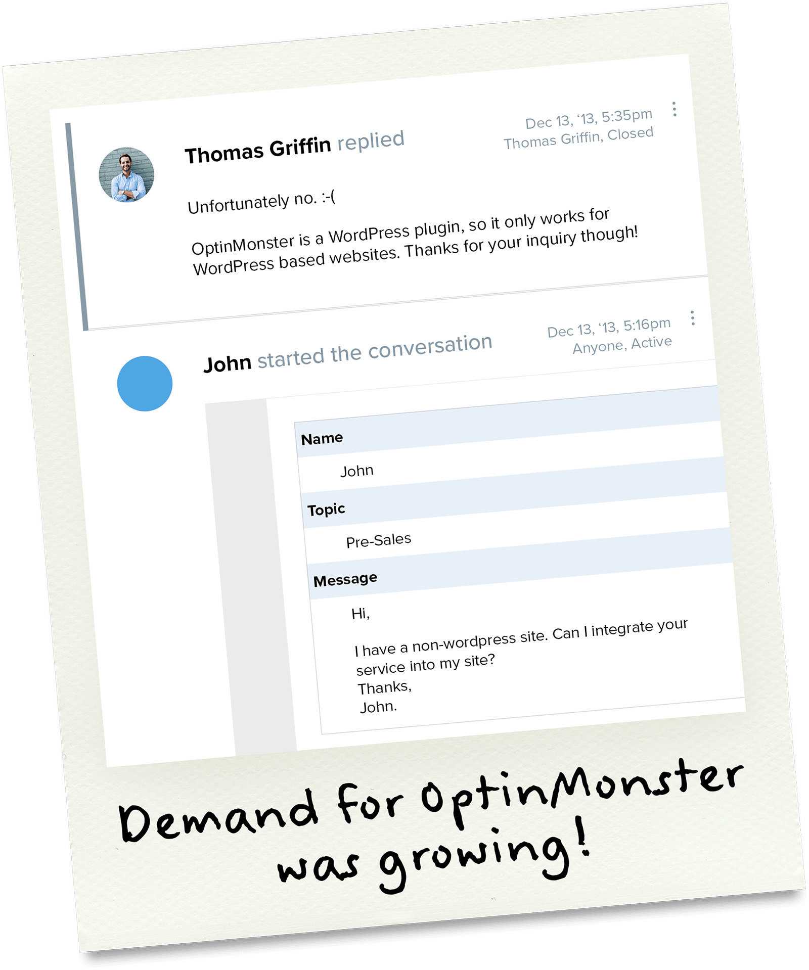 OptinMonster now works on any type of website, not just WordPress - OptinMonster